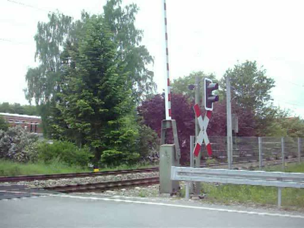 Alex Richtung Hof, bei Freising. (Mai 2008) 