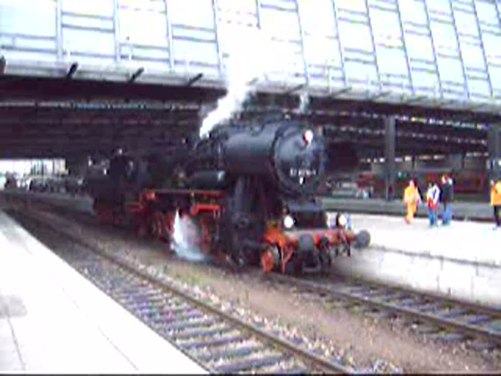 BR 50 8079 rangiert in Chemnitz HBF