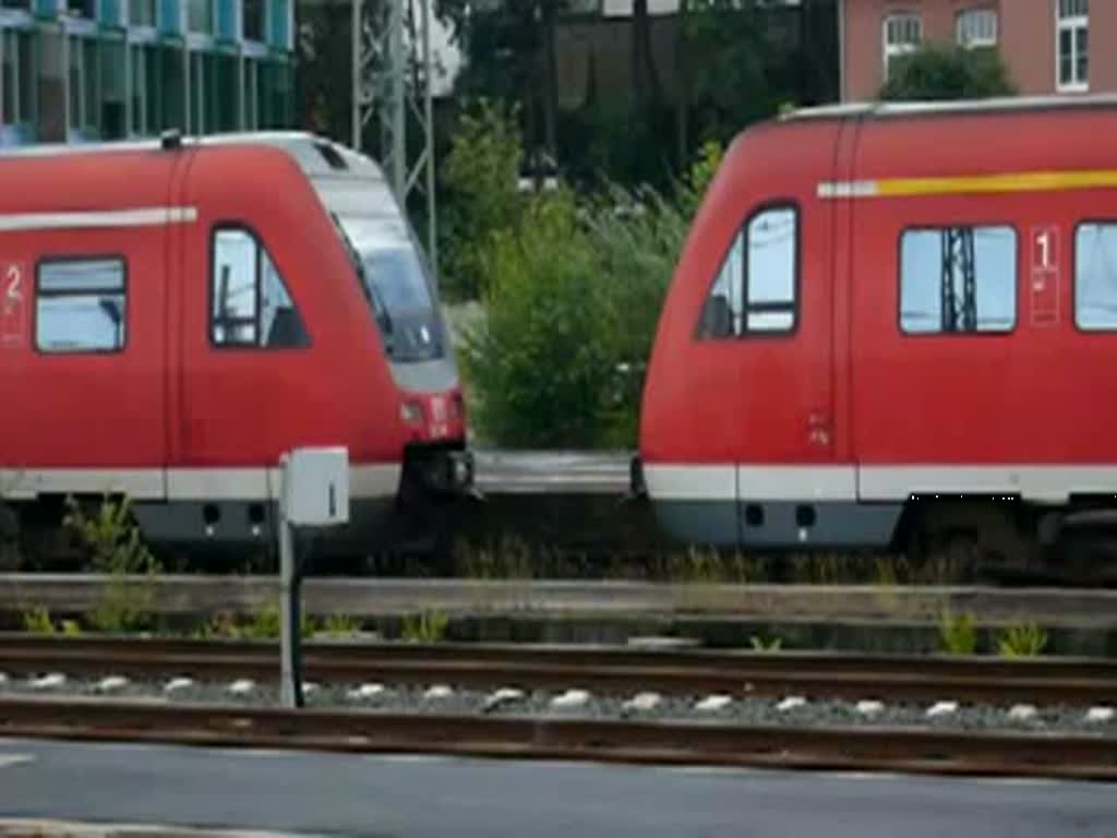 Da  kssen  sich zwei 612er in Kassel Hbf! (25.07.2009)