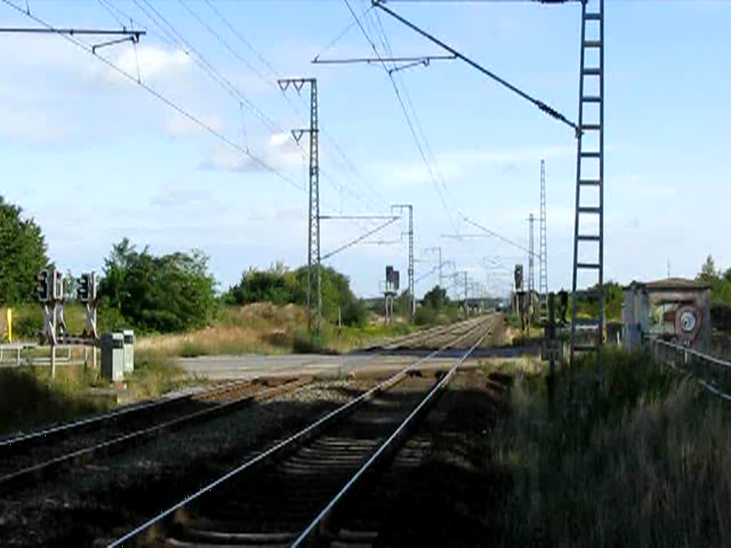 Dampflok BR 91 134 -DR- mit dem Sonderzug der MEF durchfhrt den Haltepunke Schwerin-Sd auf dem Wege nach Ludwigslust 29.08.2009