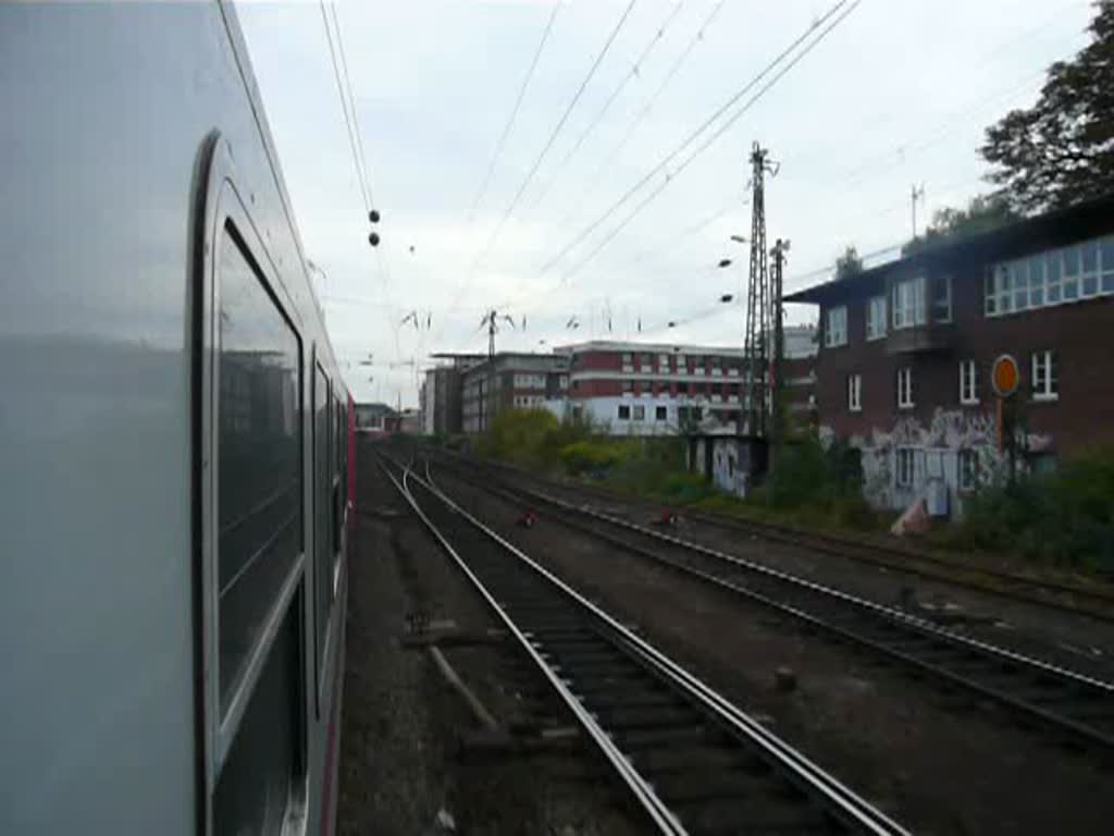 Der IC 2213 nach Stuttgart fhrt am 20.10.2007 in Mnster ein