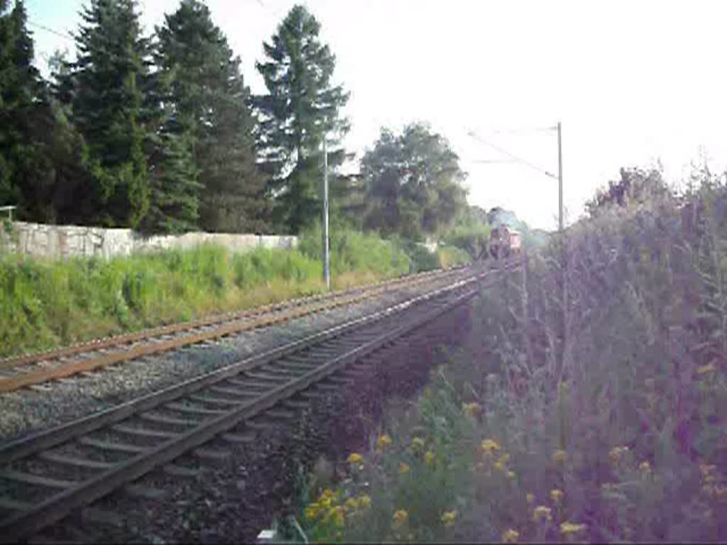 Die Superludmilla 241 338-3 fuhr am 21.7.10 solo in Richtung Leipzig-Leutzsch.