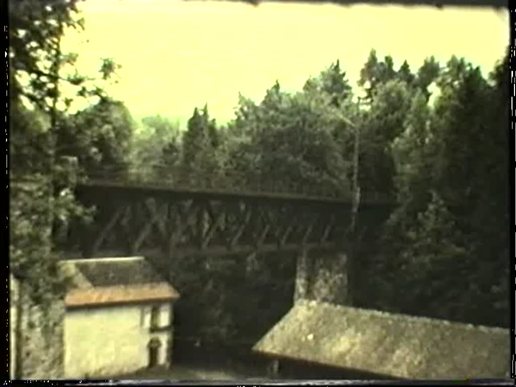 Ed 3/4 Nr. 2  Hinwil  und Zug des Dampfbahn-Verein Zürcher Oberland (DVZO) im Juni 1980 auf ihrer Hausstrecke. (Super-8 Aufnahme ohne Ton)