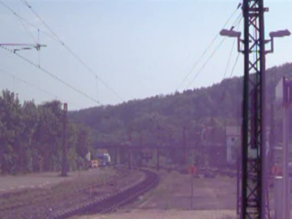 Einfahrt eines ICE-T (Br 411)  Darmstadt  als ICE 183 Stuttgart Hbf - Zrich HB in Horb am Neckar.