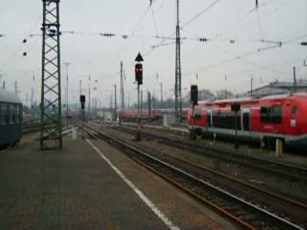 Einfahrt eines SBB EC aus Hamburg-Altona nach Chur mit Br 101 in Basel Bad Bf.