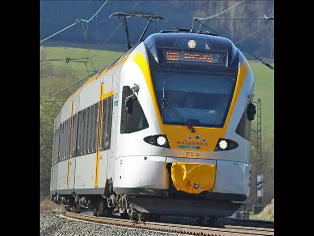 ET 5.16 der Eurobahn mit Warburg als Ziel erreicht Altenbeken. Aufgenommen am 07.04.2010.