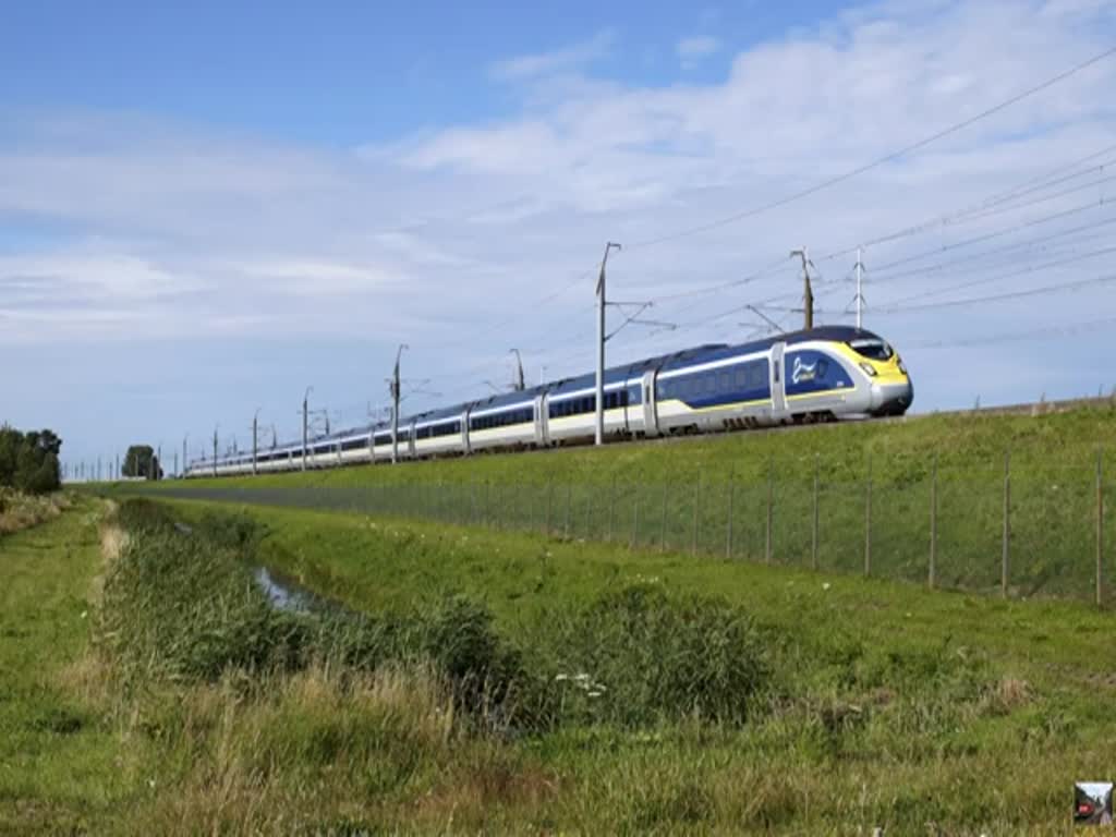 Eurostar Amsterdam nach Londen, Zoetermeer 11 april 2022.