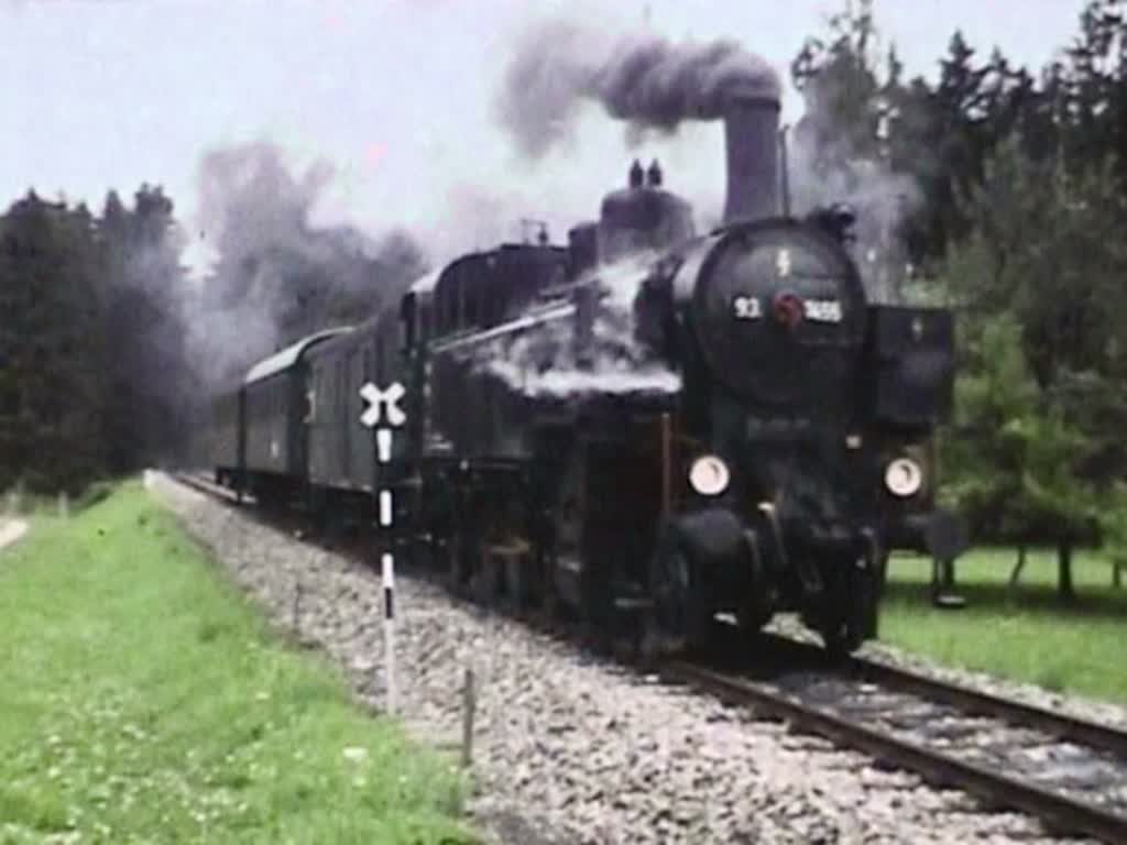 Fahrt für die DGEG mit 93.1455 über die Kamptalbahn am 4. Juli 1981.