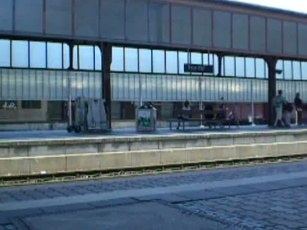 IC 435 ist bei der Einfahrt in den Trierer Hauptbahnhof! 24.07.08