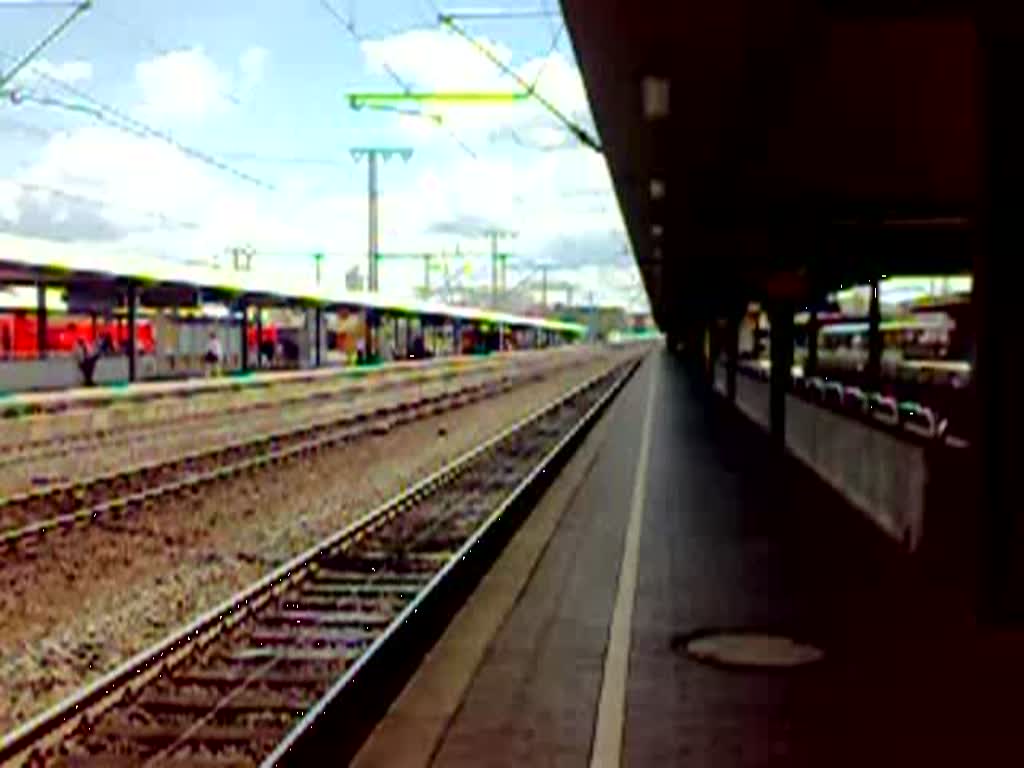 ICE1 kommt in Fulda an und endet in Hamburg-Altona.
