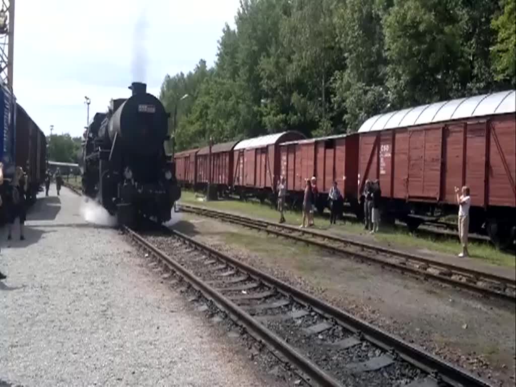 International Treffen der BR 52 in Luzna, 06 2012. BR 52 (555 3008) in Museum Luzna u Rakovnika.