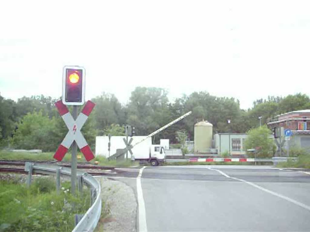 Lok 152 4x Richtung Freising. (Mai 2008)