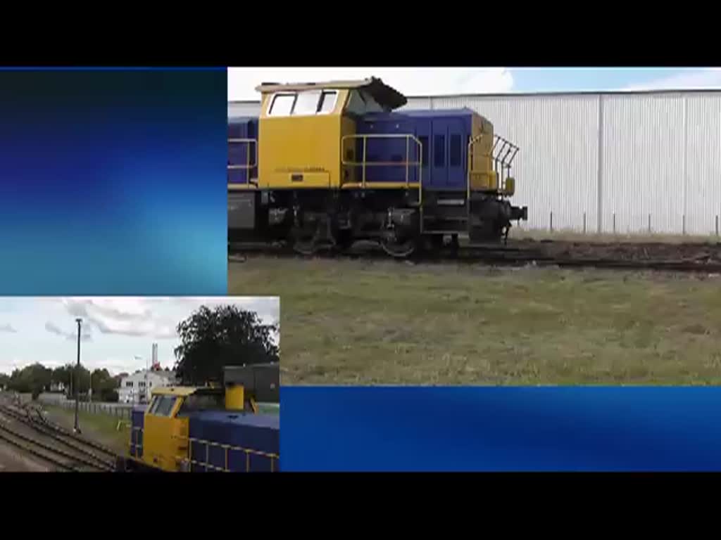 Mak 1700 Video-Experiment mit verschiedenen Ebenen, Texten & Tnen. Rangierarbeiten fanden im August 2012 statt. 