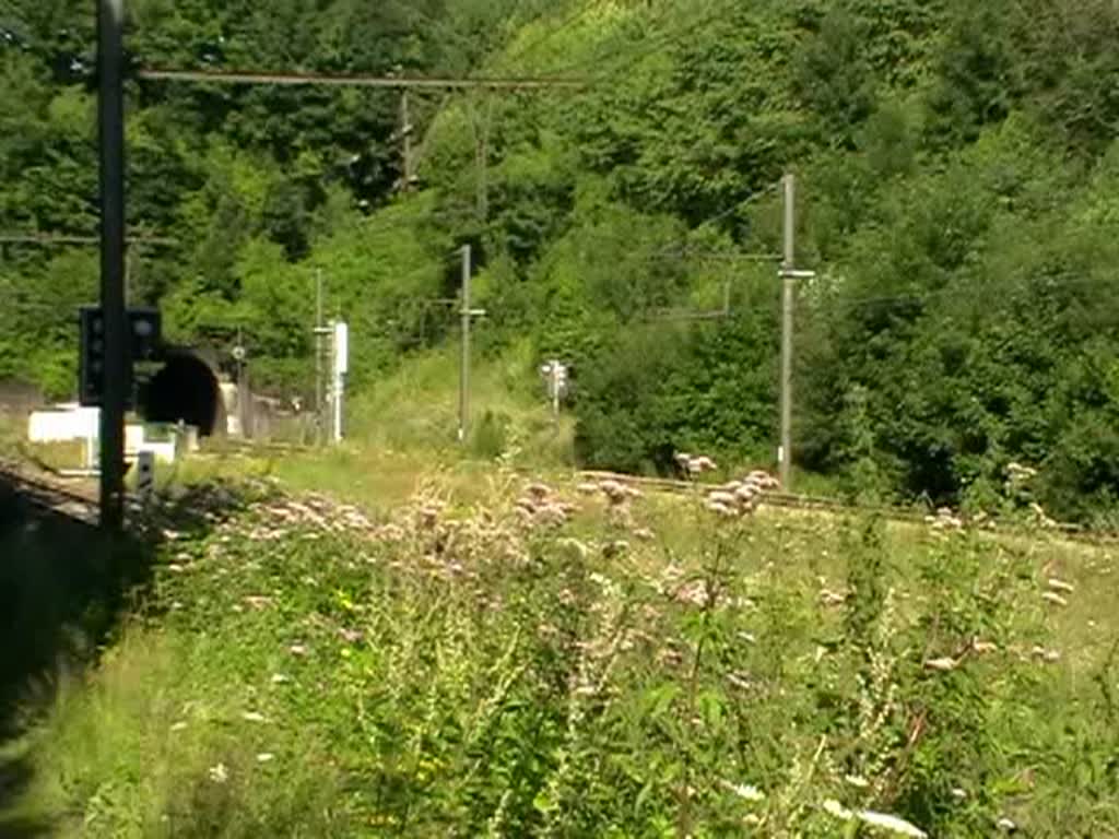 Nochmal 55er Dieselsound am Ostportal des zweirhrigen Tunnels von Veurs. Dieser Tunnel, einige Kilometer vor dem Bahnhof von Montzen, war mit 2130 Meter der lngste Tunnel auf dem belgischenn Streckennetz bis zur Fertigstellung des Tunnel auf der neuen Hochgeschwindigkeitsstrecke bei Soumagne, der ca 6 km lang ist. Das Video entstand am 02/08/2008. 