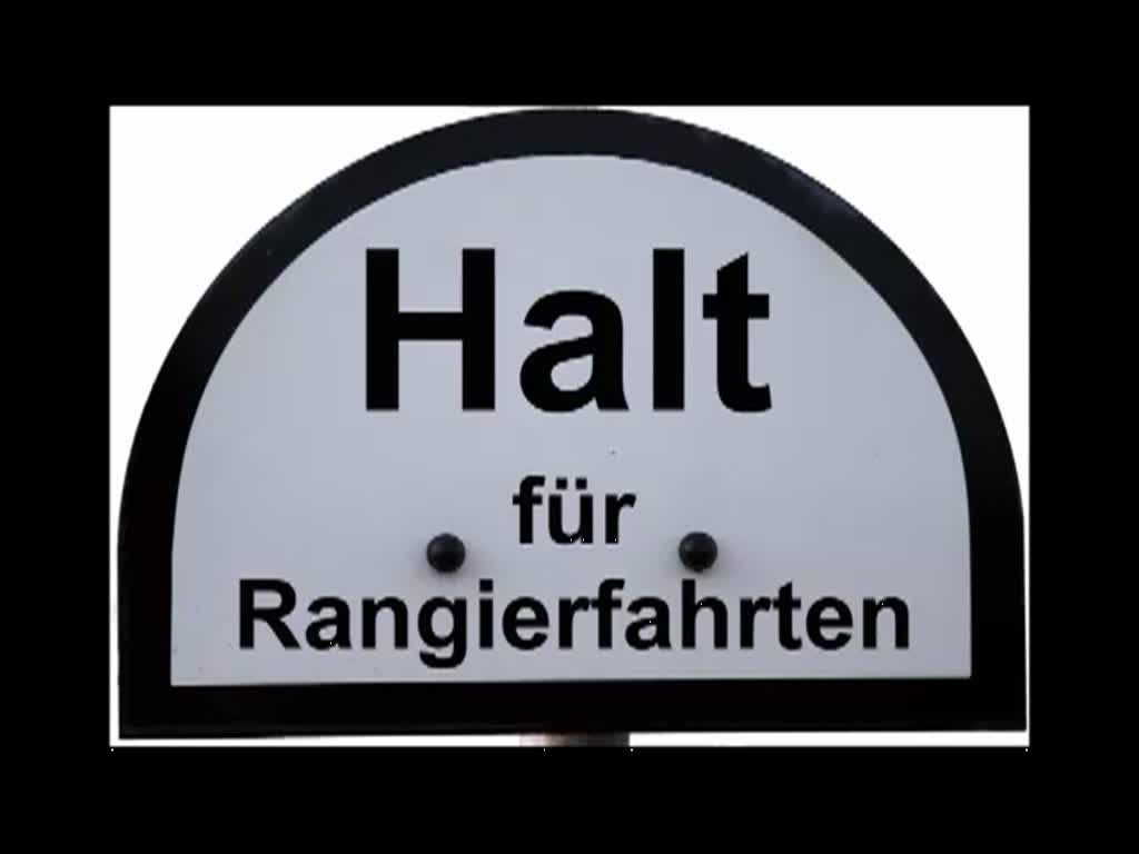 Rangierfahrt ber die Rangierhalttafel (nur mit schriftlichem Auftrag erlaubt ) hinaus, sowie eine Zugkreuzung und Abfahrt des Holzzuges. - 21.02.2012