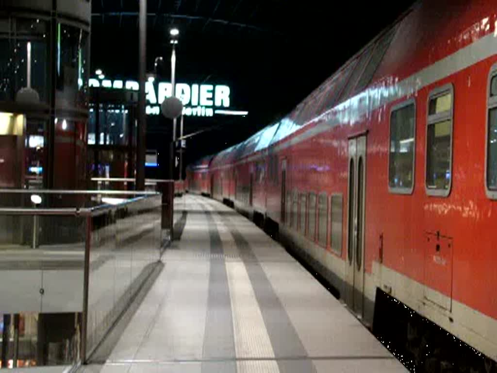 RB 28332 nach Nauen ber Berlin Spandau. Abgefahren vom Berliner Hauptbahnhof am 16.01.08