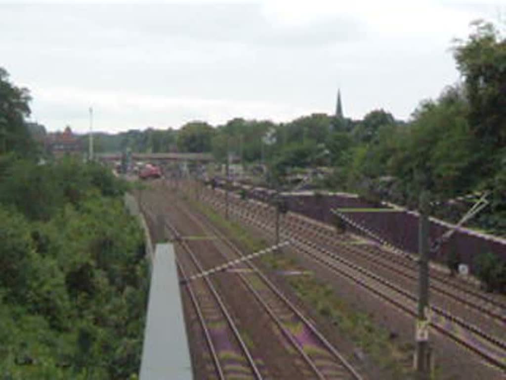 RE1 Aachen Hbf - Hamm(Westf) mit Br 146.0 durchfhrt Frechen-Knigsdorf mit 160 km/h.