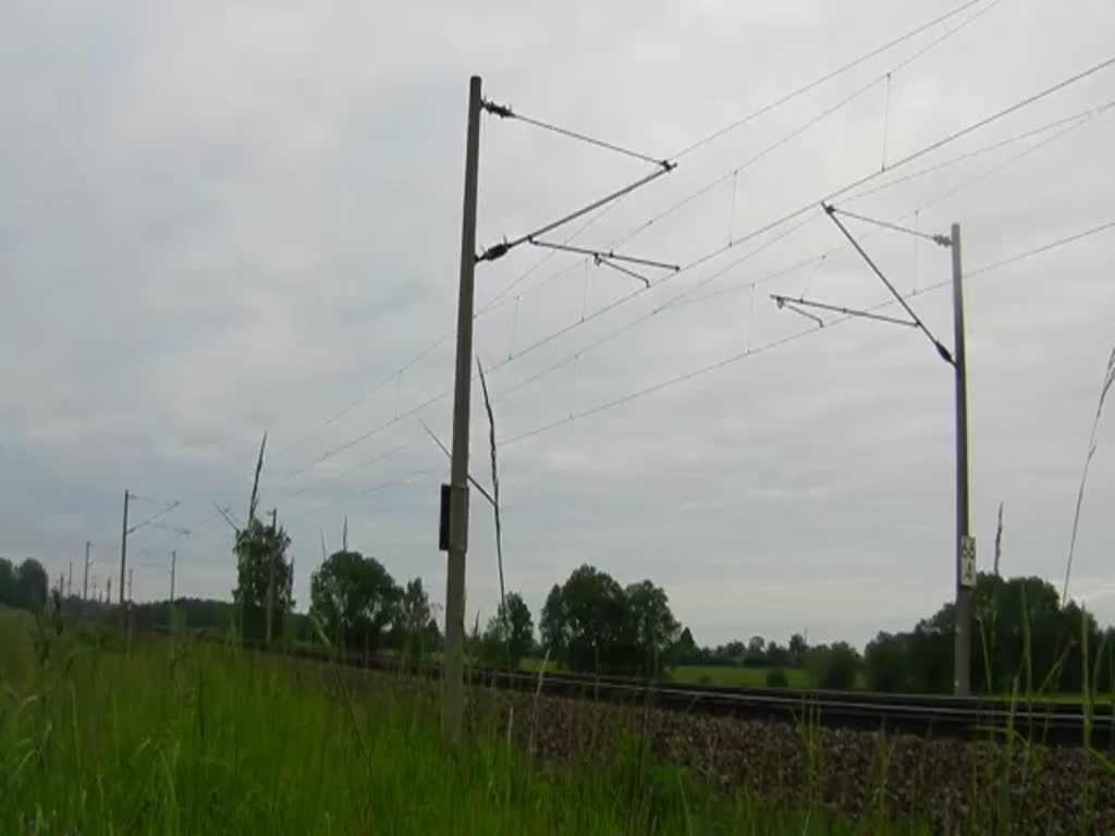 S-Bahn S2 von Leipzig HBF nach Magdeburg HBF, bei Zschortau. 21.05.2016