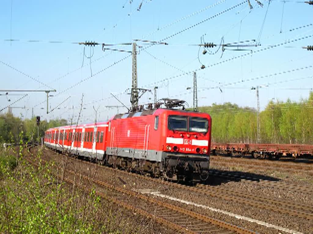 Seit heute (8.4.2011) werden auf der S1 wieder die alten lokbespannten Zge eingesetzt (143 und x-Wagen). Die neuen Triebwagen haben wohl Ausfahrverbot fr diese Strecke, oder?