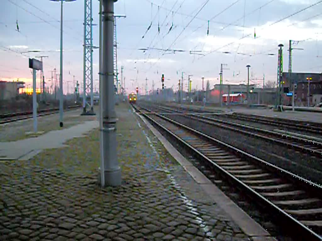 SKL von Bahnbaugruppe auf den Weg in Richtung Magdeburg.