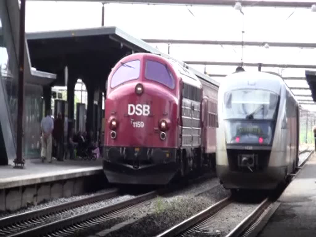 Sonderfahrt My 1159 Odense Bahnhof-Nyborg 21/8 2010