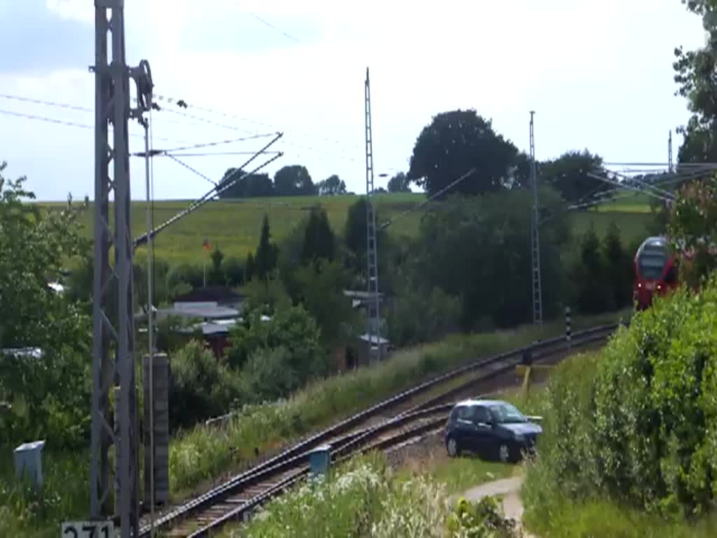 Stadler-Flirt als Hanse-Express in Lancken am 16.06.2012