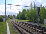 L-Zug nach Aachen Hbf trifft im Bhf Spa ein. Triebwagen AM 660 & 642 der SNCB am 17. Mai 2023.