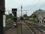 Am 29.05.2010 kommt Dampflok 29.013 mit dem Museumszug aus Richtung Namur in Gembloux an.