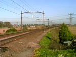 NMBS 2556 mit einem Gterzug durch Dordrecht Zuid