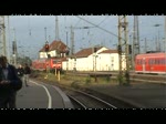 143er als S2 Borna - Leipzig f�hrt gerade in den HBF (Soundkulisse ist von 18 201) die im hintergrund steht 03.10.2009 
