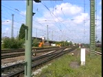 Einfahrt einer Regionalbahn in den Bremer Hbf am 12.6 eine 11 schob den ganzen Zug.