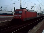 101 014-9 verlsst den Dortmunder Hbf mit dem IC 2025 um die Fahrt nach Frankfuhrt fortzusetzen