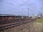 101 141-0  Azubis der DB gegen Hass und Gewalt  mit IC2213 vom Ostseebad Binz nach Stuttgart bei der Ausfahrt aus Dortmund Hbf.(09.04.07)