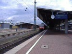 146 031-0 mit dem RE1  NRW-Express  auf der Fahrt von Hamm in Westfalen nach Aachen Hbf bei der Ausfahrt aus Dortmund Hbf.(05.07.07)