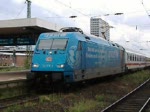 101 016-4  60 Jahre unicef  mit IC2047 von Kln nach Leipzig bei der Ausfahrt aus Dortmund Hbf.(05.07.07)