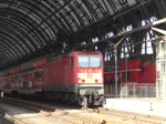 Am 19.01.2019 zieht 143 883 die S1 nach Schöna aus Dresden Hbf.