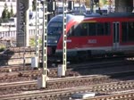24.10.2013, ICE, EC und Regionalverkehr im Gleisvorfeld vom Hbf.