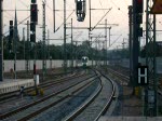 Zwei EB-Regioshuttles aus Ilmenau erreichen Erfurt Hbf auf Gleis 6. (22.08.2009)