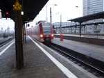 Einfahrt eines RE zur Bereitstellung nach Dillenburg in den HBF von Frankfurt (M)) am 16.Februar 2013.