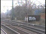 ES 64 U2-033 fuhr mit einem GZ durch Hamburg-Harburg am 27.3.