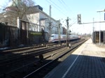 Hier die Einfahrt eines ICE und einer 101er. Hamburg HBF. 03.03.13.