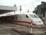 ICE-Zugfahrten in Hannover HBF am 27.10.2009.