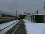 IC Ausfahrt im Hannover HBF, am 22.12.2009
