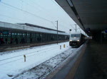 ICE2-Halbzug, bei der Abfahrt im Hannover HBF, am 07.01.2010.