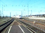 Einfahrt eines ICE in den Karlruher Hbf am 10 Mrz 2007.