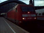 BR 101 050-3 verlsst mit einem IC Leerzug den Klner Hbf