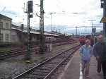 Schwarzwaldbahn bei der Ausfahrt aus Konstanz am 19.04.08.