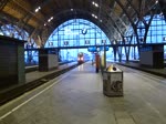 Einfahrt des RE ( Saxonia ) von Dresden Hbf nach Leipzig Hbf, hier im Endbahnhof am 26.01.13.