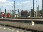 viele BR 143er im Einsatz mit Doppelstockzügen am Leipziger HBF Aus- und Einfahrten Richtung Dresden, Cottbus, Bitterfeld...