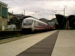 IC 2028 Passau Hbf - Hamburg-Altona wird von einer Br 101 aus Mainz Hbf geschoben.